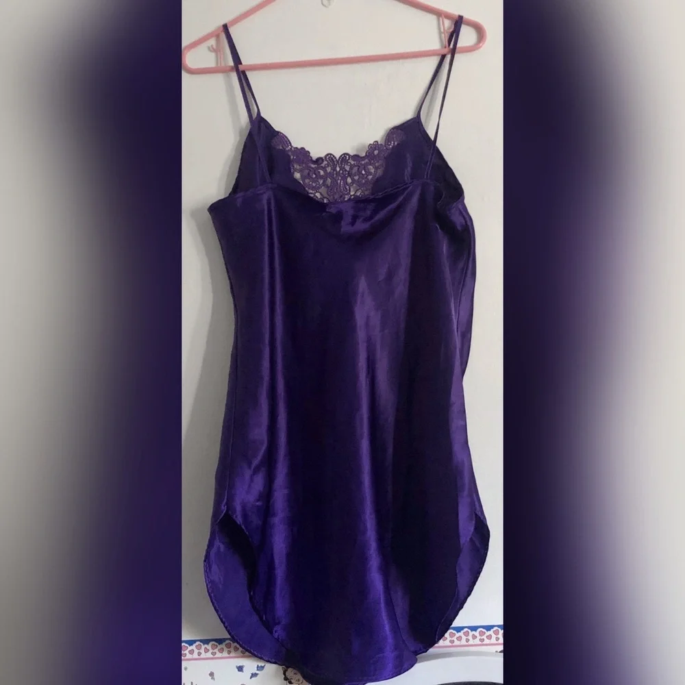 cinema etoile ⋆ vintage satin nightie - Picture 3 of 7